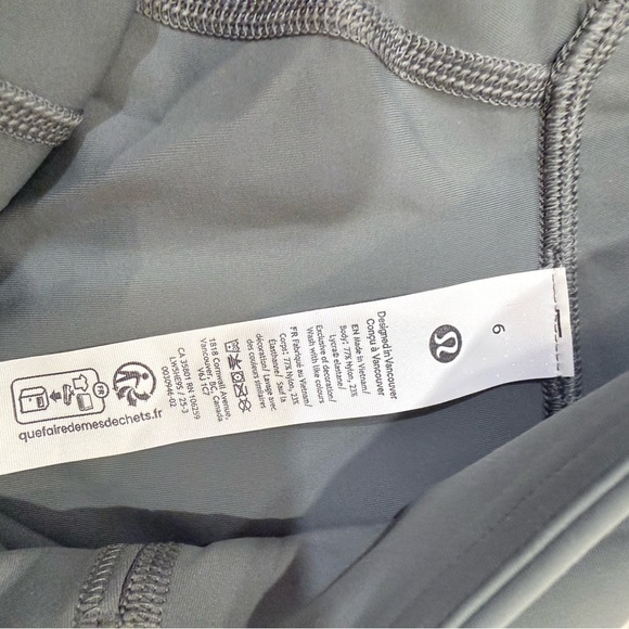 NWT Lululemon Wunder Train V-Back Leggings 25”-Size 6 - Picture 4 of 7